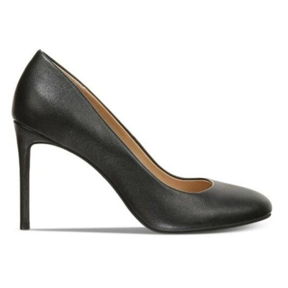 INC Laurenne Faux Leather Slip-On Pumps in‎ Black, Size 9, 4.5" Heels - Picture 2 of 12